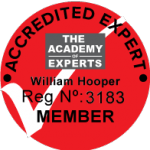 The Academy of Experts Accredited Member Member Reigster No. 3183